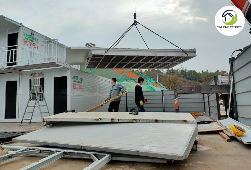 Mobile folding container homes