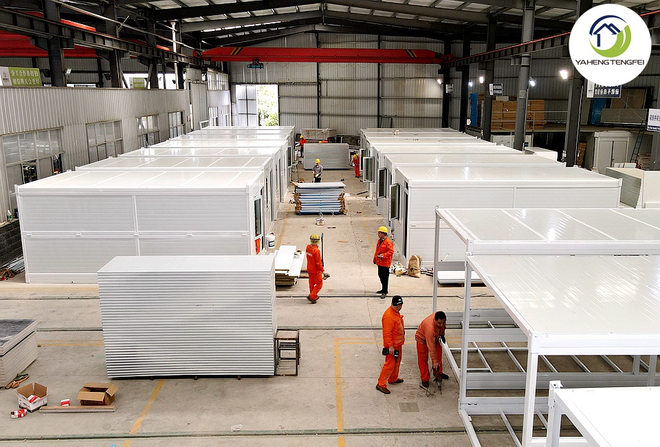 Foldable Container House Assembly Area