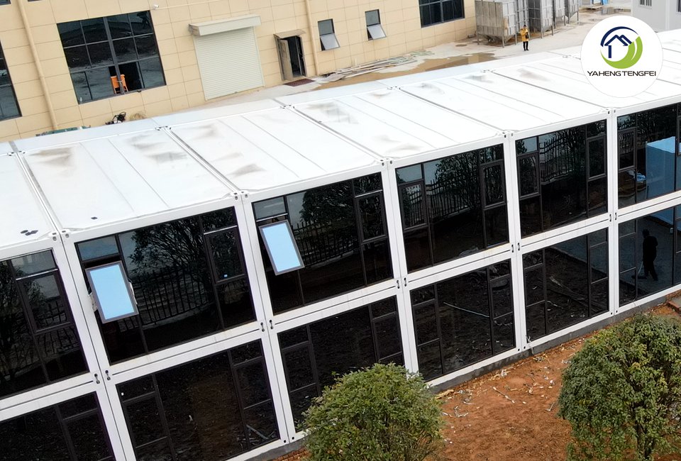 Packaged container houses