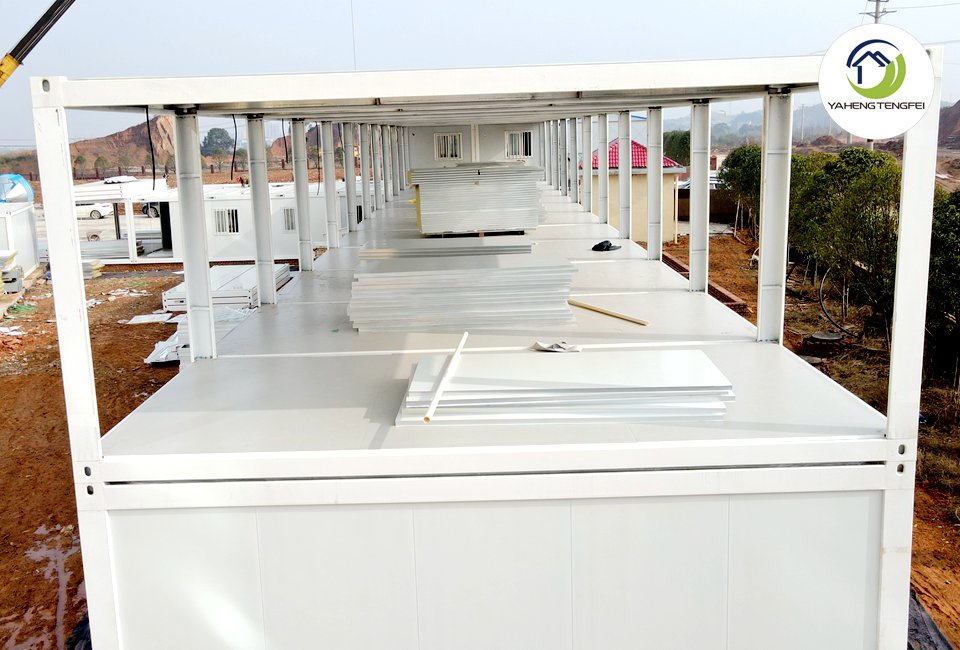 Container house installation