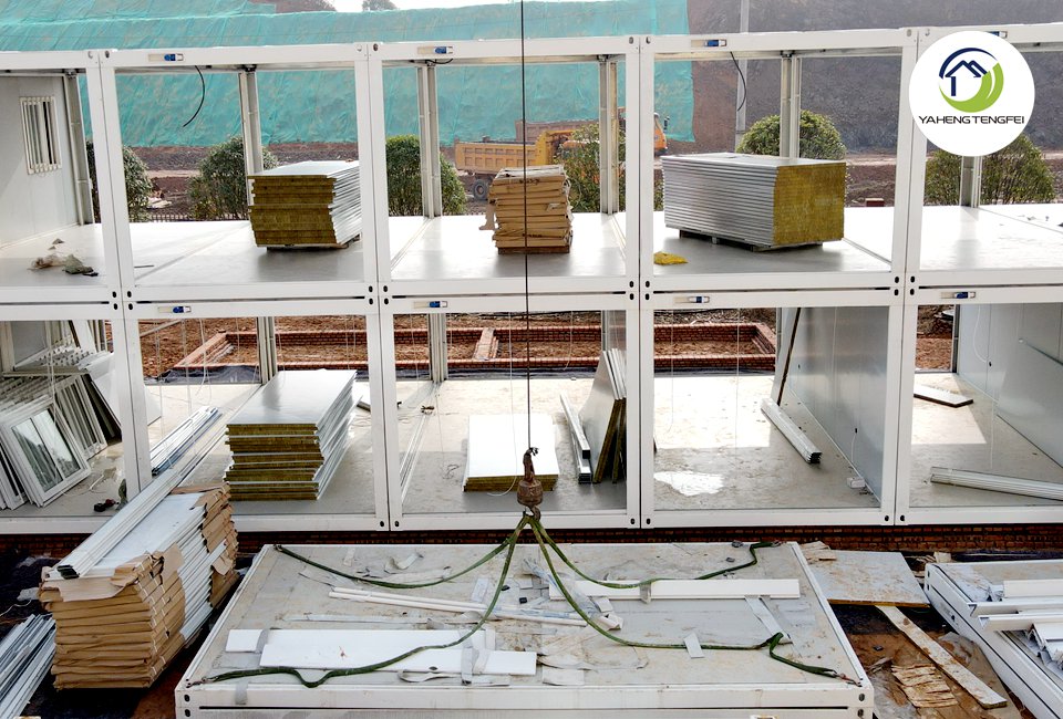 Flat Pack Container Housing