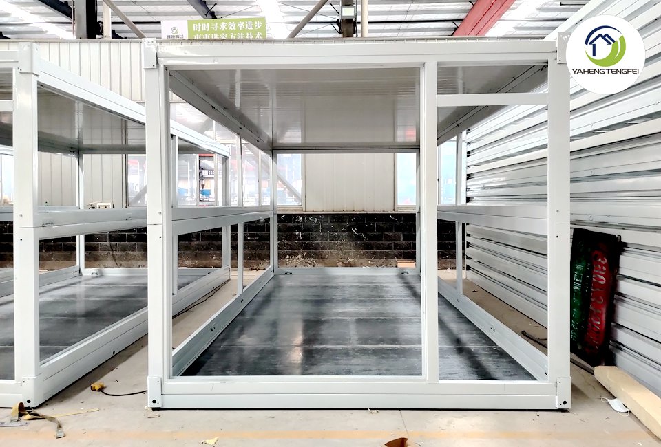 Folding container structure