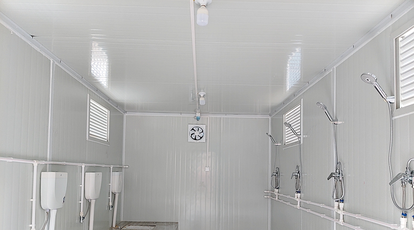 Integrated Bathroom and Shower Room