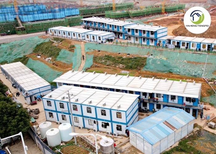 construction site folding container house case