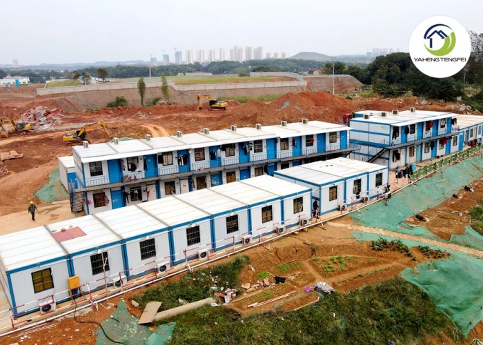 construction site folding container house case