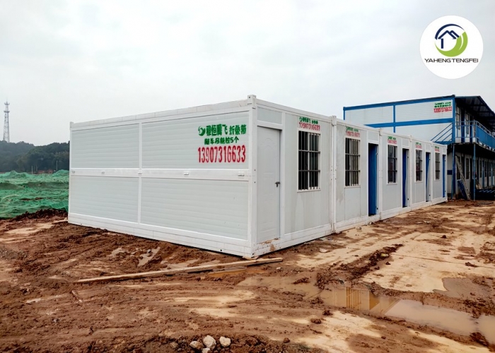 Double-storey foldable houses for occupancy and office use