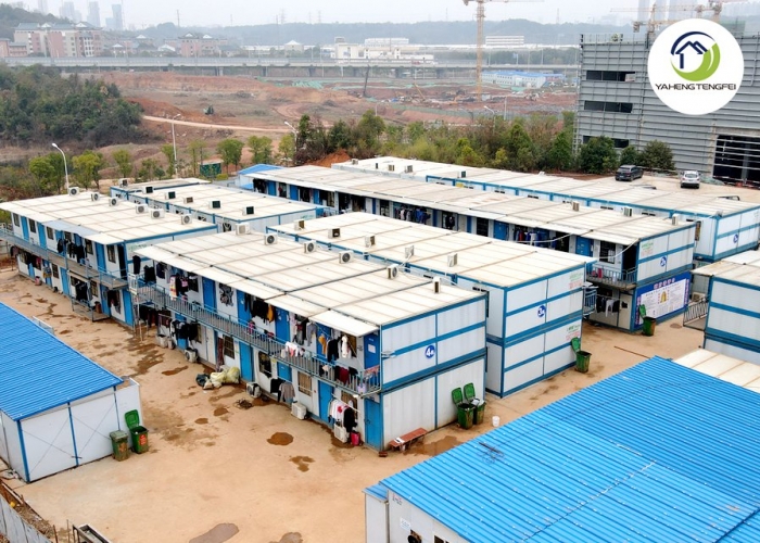 Two-storey foldable container