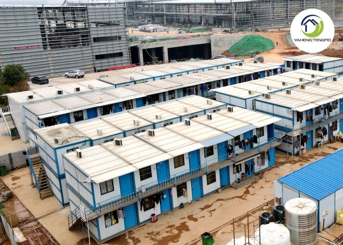 Two-storey foldable container