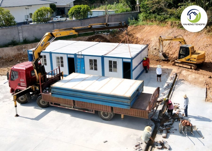 New School Temporary Workers Housing Project,Connecting Folding Houses