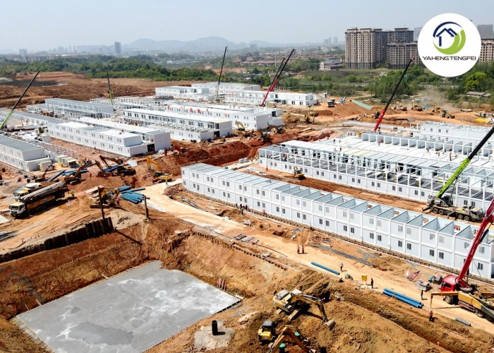 Multi-functional Flat Pack Container,Changsha Square Pod Hospital Project