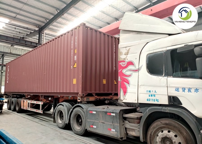 Portable Houses That Unfold Exported to Africa