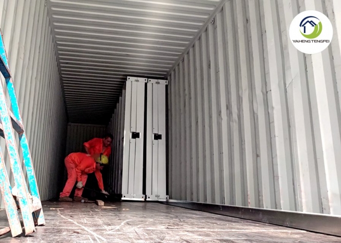 Portable Houses That Unfold Exported to Africa