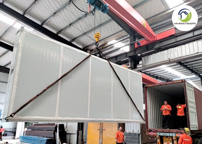 Portable Houses That Unfold Exported to Africa
