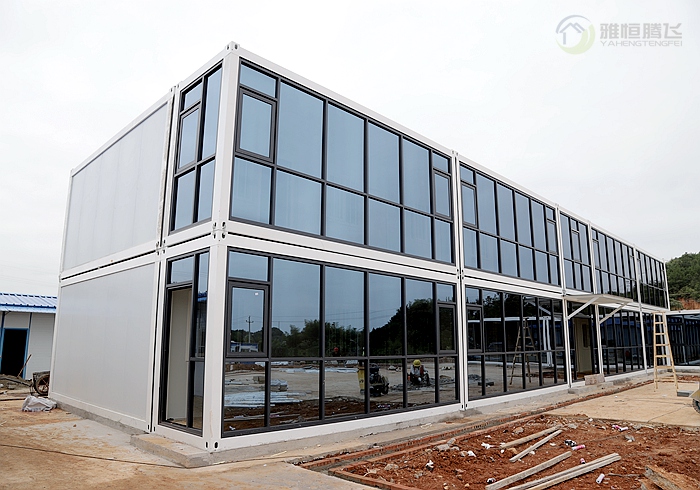 two-story modular flat-pack container office
