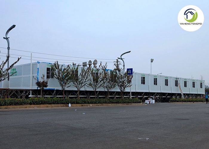 Lushan 7.0 Earthquake, Emergency Aid Construction of Flat-Pack Container Houses