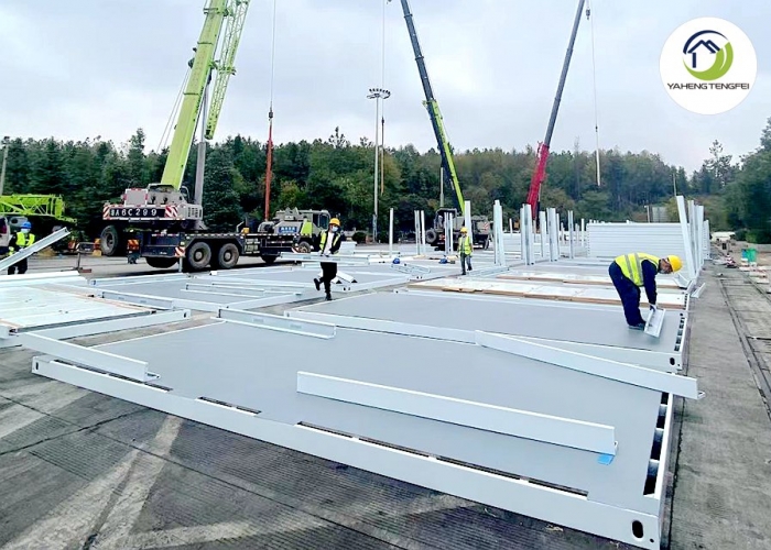 Lushan 7.0 Earthquake, Emergency Aid Construction of Flat-Pack Container Houses