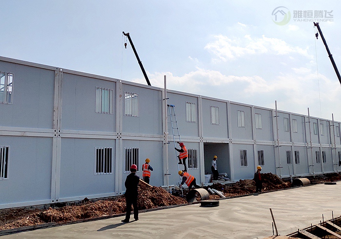 Flat-pack container shelters for hospitals and post-disaster
