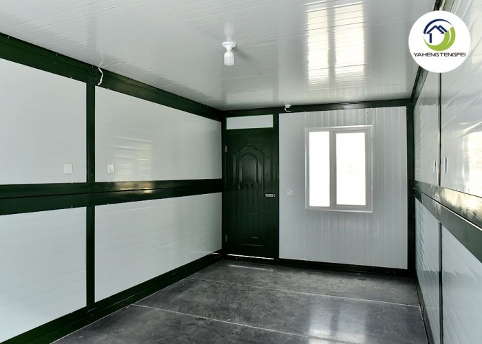 Military camouflage folding container house
