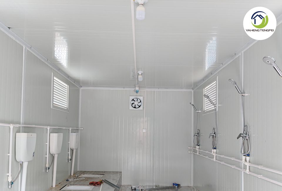 Container toilet bathroom